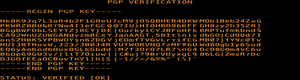 PGP-based vendor verification on DrugHub Darknet